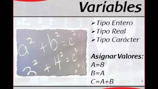 Variables y Operadores parte 1 [upl. by Airdnoed757]