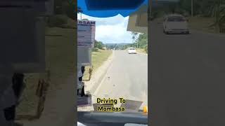 DRIVING IN MOMBASA ● AFRICAN ROADS [upl. by Clarance]