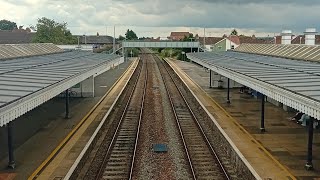 live footage of bridgwater railway station on bridge other way round [upl. by Yenetruoc845]