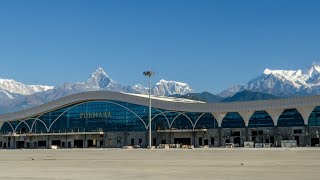 Pokhara international airport  New international airport  airport pokhara nepal [upl. by Nnyluqcaj]