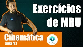 Física  Cinemática exercícios de MRU [upl. by Darken197]