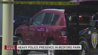 Investigation underway after officer shot in Bedford Park [upl. by Girand]