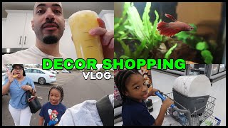 VLOG TRYING A NEW DRINK DECOR SHOPPING amp NEW FISH [upl. by Seyler102]