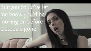 quotBefore Octobers Gonequot  Cimorelli Lyrics [upl. by Hnahym106]