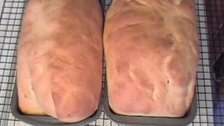 Basic White Bread Recipe Using Food Mixer  Makes Two Loafs [upl. by Laure]