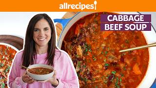 How to Make Cabbage Beef Soup  Get Cookin  Allrecipes [upl. by Aynuat]