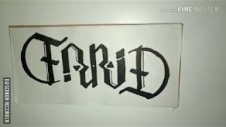 cara bikin AMBIGRAM tulisan bolakbalik di FlipScript [upl. by Dduj]