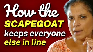 How the SCAPEGOAT keeps everyone IN LINE in narcissistic relationships [upl. by Nylessoj]