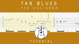 Tab Blues per Chitarra [upl. by Cchaddie718]