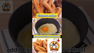 Churros recipe how to make churrossweet snacks recipe Mr chef recipes [upl. by Idarb]