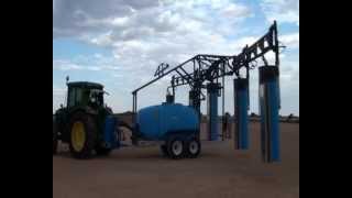 2012 Interlink Vineyard  5 Row Power Tube Sprayer [upl. by Tempa]