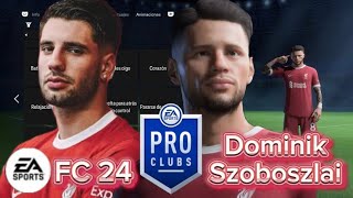 Dominik Szoboszlai EA FC 24Pro Clubs Face CreationFifa 24Clubes ProLookalike [upl. by Compton]