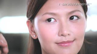 ACUVUE® DEFINE™ 隱形眼鏡 x Gary Chung Holiday 大眼妝 [upl. by Novikoff280]