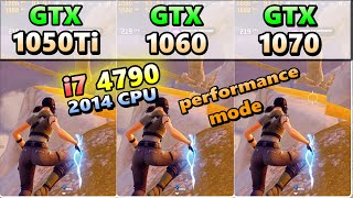 GTX 1050Ti 1060 1070×CORE i7 4790fortnite chapter5 Season2performanceSOLOFPSフォートナイト2024 [upl. by Dustin]