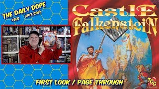 Castle Falkenstein  First Look and Page Through on The Daily Dope 260 [upl. by Ytirahs]