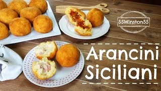 Arancini Siciliani  Ricetta Originale  Arancini alla Carne amp Arancini al Burro [upl. by Am198]