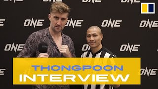 ONE Fight Night 25 Thongpoon keen to earn rematches with El Jamari and Barboza [upl. by Iadrahs]