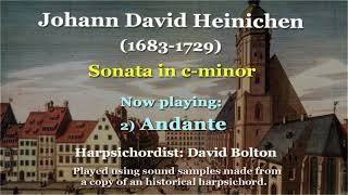 Johann David Heinichen 16831729 Sonata in cminor [upl. by Bozuwa]