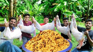 5 FULL GOAT BIRYANI  Layered Mutton Biryani Recipe  Cooking Skill [upl. by Sarnoff]