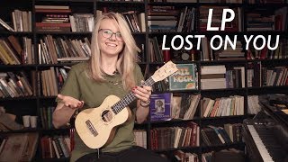 Как играть на укулеле LP  LOST ON YOU [upl. by Atterual]