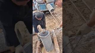 Techniques for lowering pipes into pits [upl. by Noonan652]