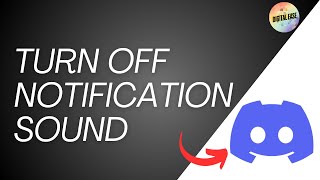 How to turn off Discord notification sound ✅ Tutorial [upl. by Starobin]