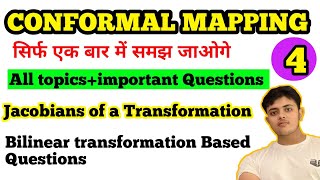 Conformal Mapping important questions lec 4 Complex Analysis from basic Study Milan [upl. by Ahsekyt]