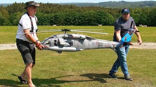 STUNNING  SIKORSKY UH60 BIG RC SCALE MODEL TURBINE MODEL HELICOPTER  FLIGHT DEMONSTRATION [upl. by Paugh811]