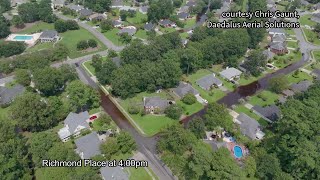 UPDATE Drone video of Ogeechee River along Highway 17 [upl. by Rashidi]