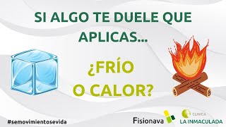 APLICAR FRÍO O CALOR PARA DOLOR MUSCULAR Y DEMÁS LESIONES [upl. by Sheley]