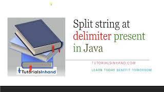 how to split string with delimiter in java like comma dot pipe space [upl. by Cleave]