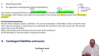 Chapter 21 – Provisions contingent assets and liabilities IAS 37  ACCA SBR Exam [upl. by Macur]