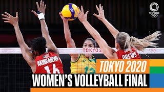 Brazil 🇧🇷 vs USA 🇺🇸  Womens Volleyball Gold Medal Match  Tokyo Replays [upl. by Ykcir]