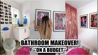 DIY Bathroom Makeover on a budget [upl. by Airom]