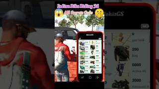 Indian Bike Riding 3d game mein all secret cheat code new update 2024 GTA 5 shorts viralvideo [upl. by Regazzi]