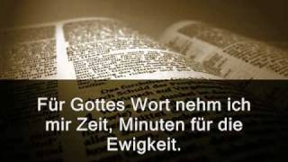 Für Gottes Wort nehm ich mir Zeit [upl. by Lelah]