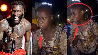 Watch What Burna Boy Did to this Poor Woman as he Gift her Millions and Change her Life like Davido [upl. by Phedra]