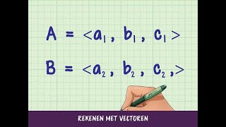 Rekenen met vectoren [upl. by Aibonez]