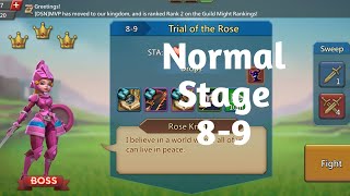 Lords mobile normal stage 89 F2PTrail of the rose normal stage 89 [upl. by Gnel]