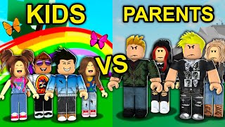 KIDS Vs PARENTS Roblox [upl. by Pearlstein]