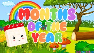 A Year of Fun Months of the Year Song 🗓️ Learning amp Singing Months Song For Kids  Tune Tots Song [upl. by Cyn]