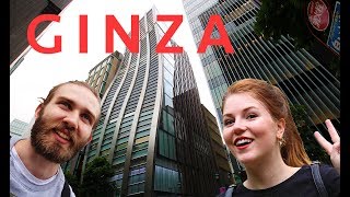 Shopping in Ginza in Tokyo  Japan travel vlog [upl. by Trub]