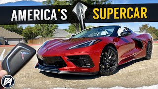 100k 2023 Chevy Corvette Stingray Convertible Review amp Drive [upl. by Graniela]