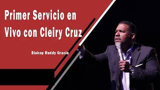 Rudy Gracia 2024 🍁 Primer Servicio en Vivo con Cleiry Cruz [upl. by Idleman634]