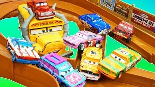 NEW Disney Pixar Cars Thunder Hollow Racers Racetrack and Toy Collection [upl. by Warden]