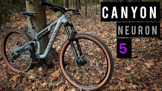 Canyon Neuron 5  pierwsze wrażenia z jazdy🚴🏻‍♂️Najlepszy full suspension do 10 tys zł🤔 [upl. by Murial]