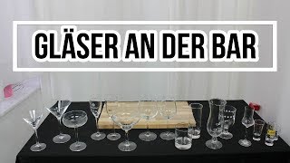 Die richtigen Cocktailgläser für Deine Drinks welche Gläser zu welchem Getränk passen [upl. by Anastatius]