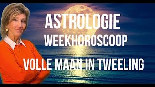 ASTROLOGIE WEEKHOROSCOOP 25 NOVEMBER TOT 2 DECEMBER 2023 VOLLE MAAN IN TWEELING DOOR IRMA V D WIJK [upl. by Hugues]