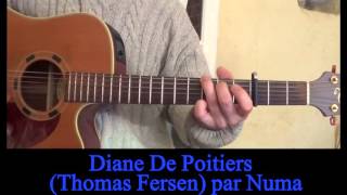 Diane De Poitiers Thomas Fersen reprise à la guitare Cover 2003 [upl. by Bernt]