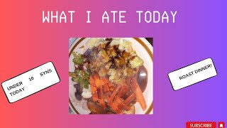 What I ate today on the slimming world plan  25224  slimmingworld weightlossjourney [upl. by Candide]